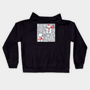 Polar bears Kids Hoodie